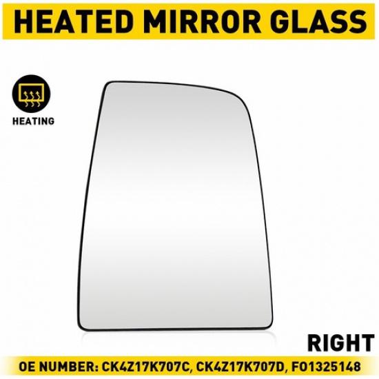 Upper Mirror For Glass 2015- Ford Transit-250 Transit-350 Passenger Side RH