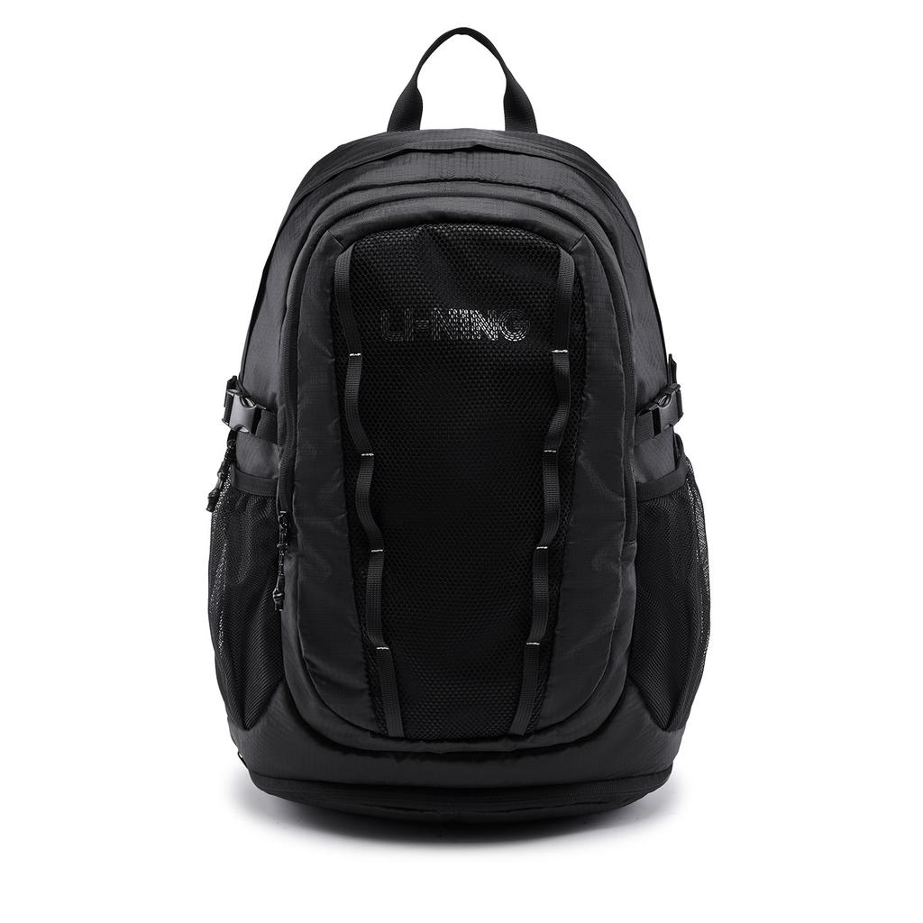 New LiNing Fitness Series Polyester Backpack Unisex Black ABSV399-1