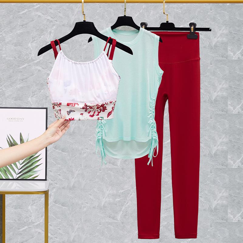 Women's High-Intensity Shockproof Sports Bra & Yoga Vest Set