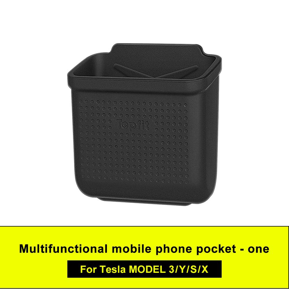 Heenvn Series Storage Box For Tesla Model 3 S X Y Hidden Silicone Easy Install Bag 2025Auto Interior Accessories Universal Parts