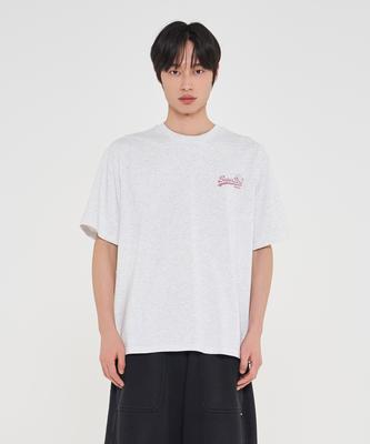 Syupeodeulai Summer Graphic T-Shirt Light Gray Sduiscq53Lgr