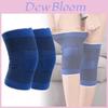 Comfortabele Blauwe Gebreide Kniebrace Voor Alle Sporten Met Thermische Bescherming