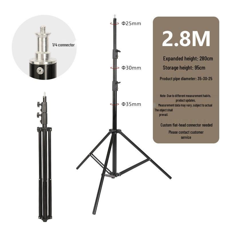 

2.8M Stainless Steel Multifunctional Photography & Broadcast Tripod Stand