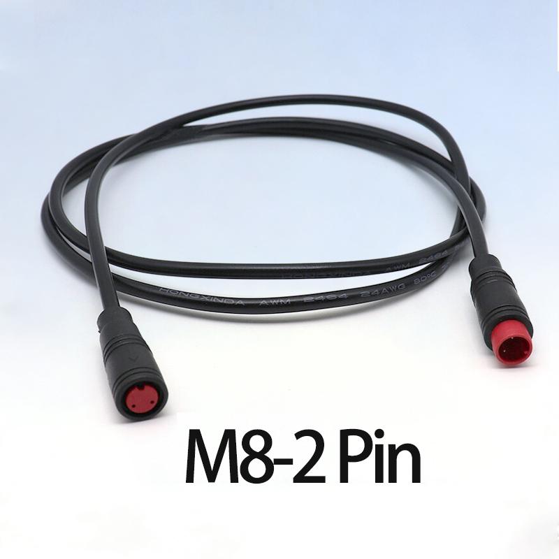 M6 M8 2 3 4 5 6 Pin Male to Female EbikeElectric Butt Cable Plug Connector Scooter Brake waterproof Signal Sensor cord 1 meterl