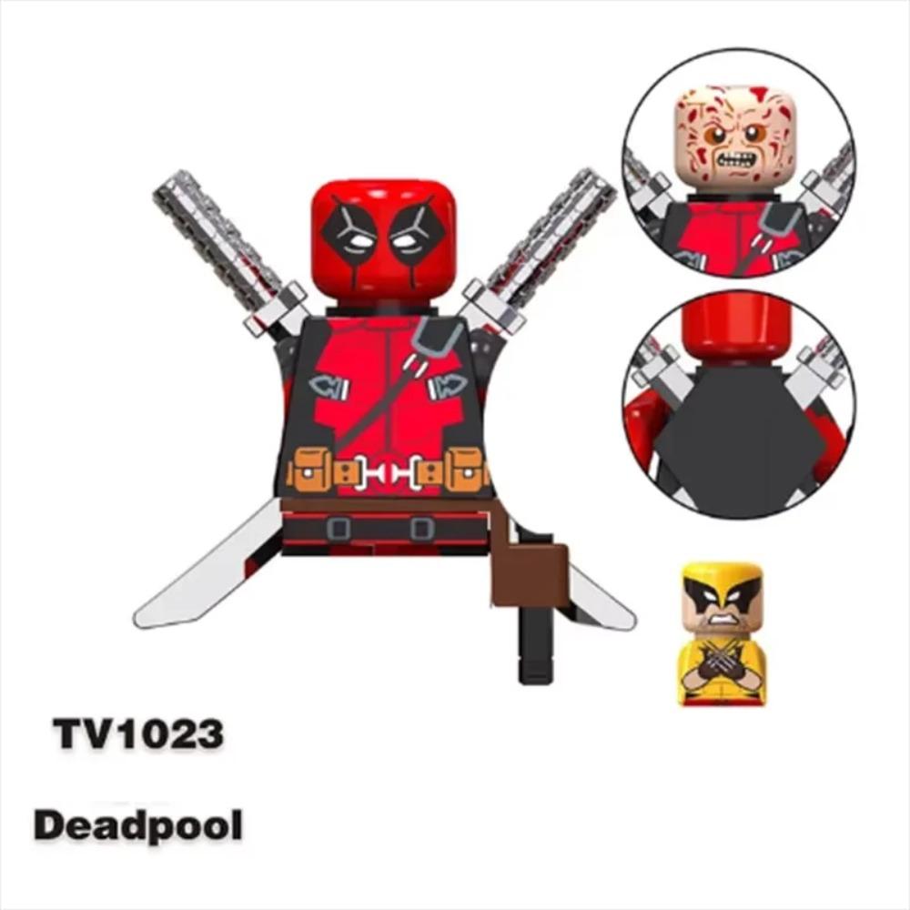 Marvel series Batman, Spider, Wolverine, Flash, Splicing, Handmade Puzzles, DIY Toys, Handmade Doll Models, Splicing Toy