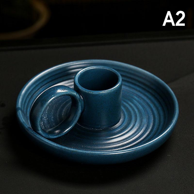 Keramický držák na Palo Santo, kadidelnice na tyčinky, držák na šalvěj, držák na kadidlo, podložka na popel pro meditační/jógovou místnost