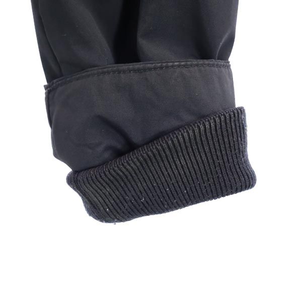 Napapijri Long Sleeve Cotton Filling Nylon Jacket S Black Fur Hood Men's Used