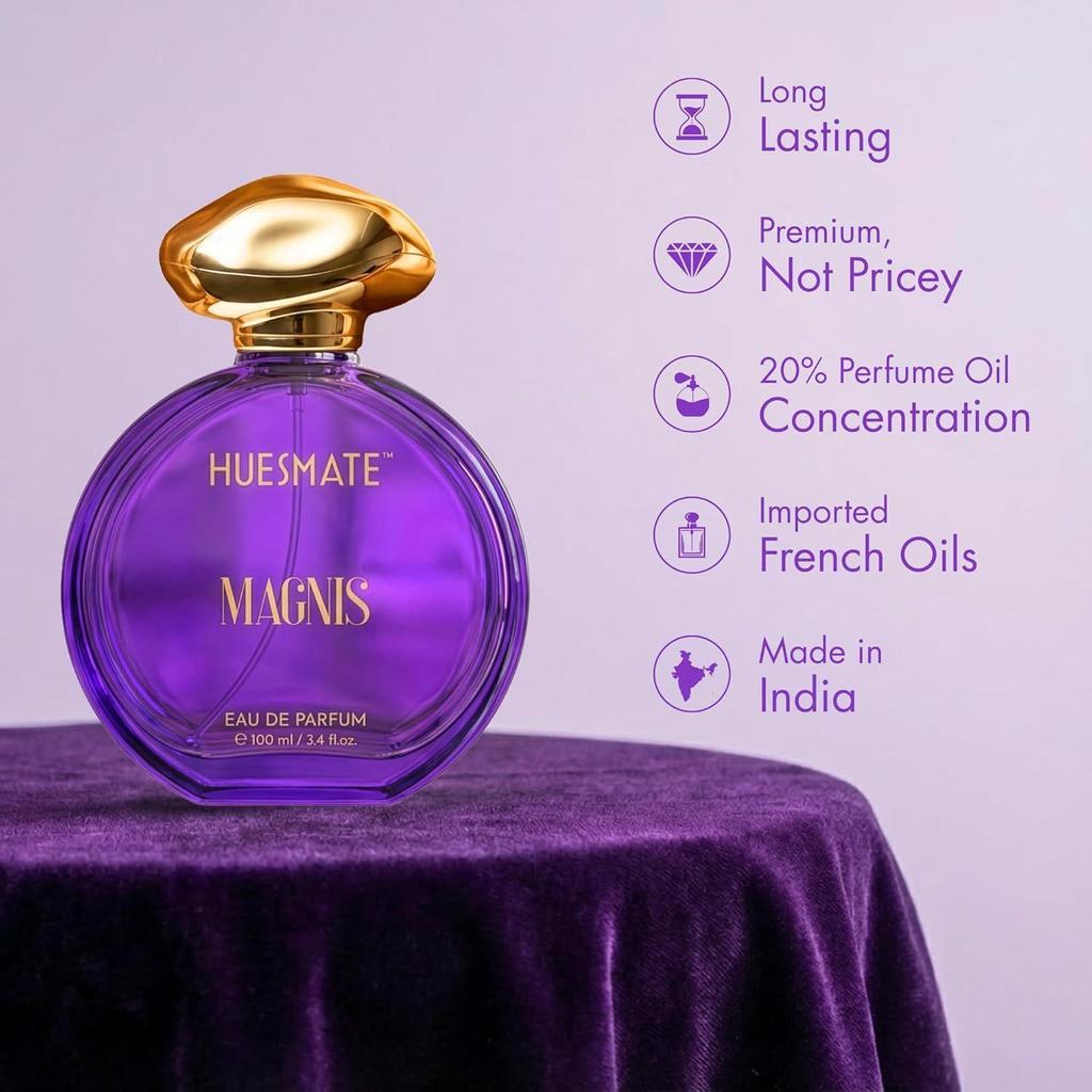 MAGNIS Luxury Perfume for Women | Long Lasting Fragrance | Premium EDP | Floral, Fruity, Aromatic, Fresh, Woody, Oriental Scent Profile