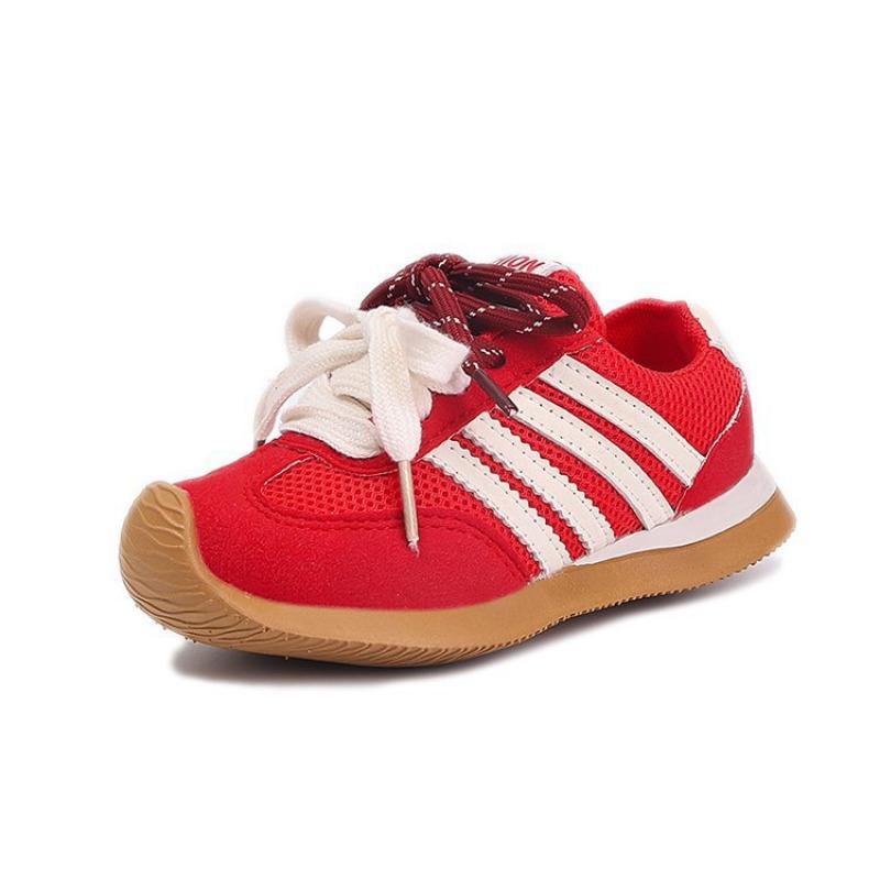 

Boys Breathable Mesh Casual Shoes Children s Fashionable Sports Shoes Girls Lightweight Forrest Gump Shoes 26 червоний