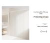 Luxury Bedroom and Bathroom Faux Linen Curtain: Waterproof, Mildew-Proof, Dry/Wet Separation for Shower or Kitchen Partition.
