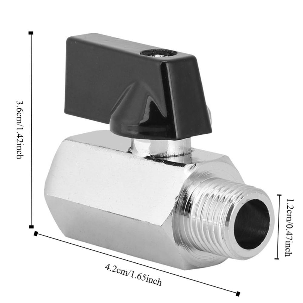 Handle Design Brass Mini Ball Mini Size Ball Valve Durable Mini Ball Valve  PC Cooling