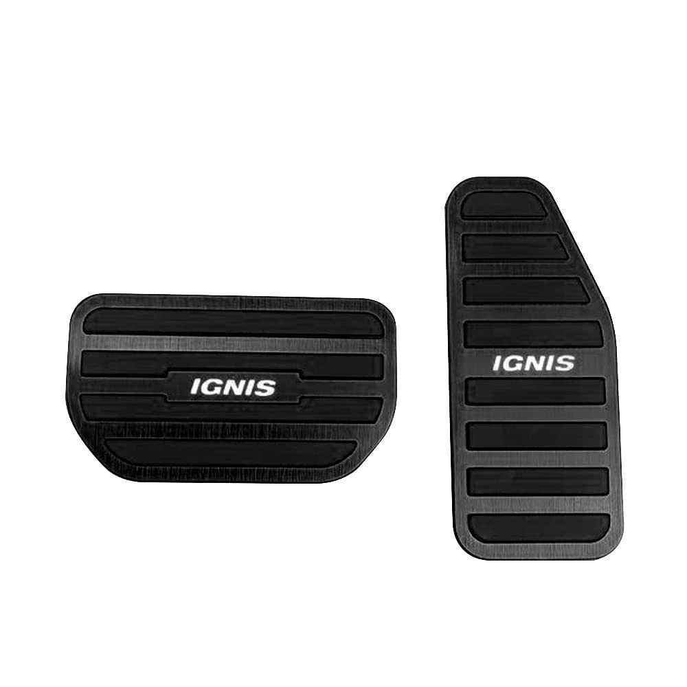 BOYOUS Suzuki Ignis FF21S Aluminum Pedal Custom Brake and Accelerator and Set [Latest Model] Covers, Tool-Free, Design, Covers, Scratch-Resistant,