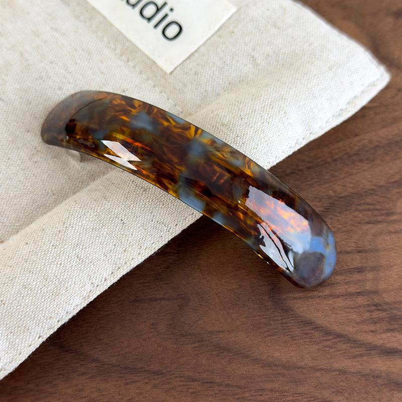 

Retro Arc Shape Acetate Hairpins Spring Clip Colorful Hair Clips for Women Elegant Exquisite Barrettes Fashion Hair Accessories