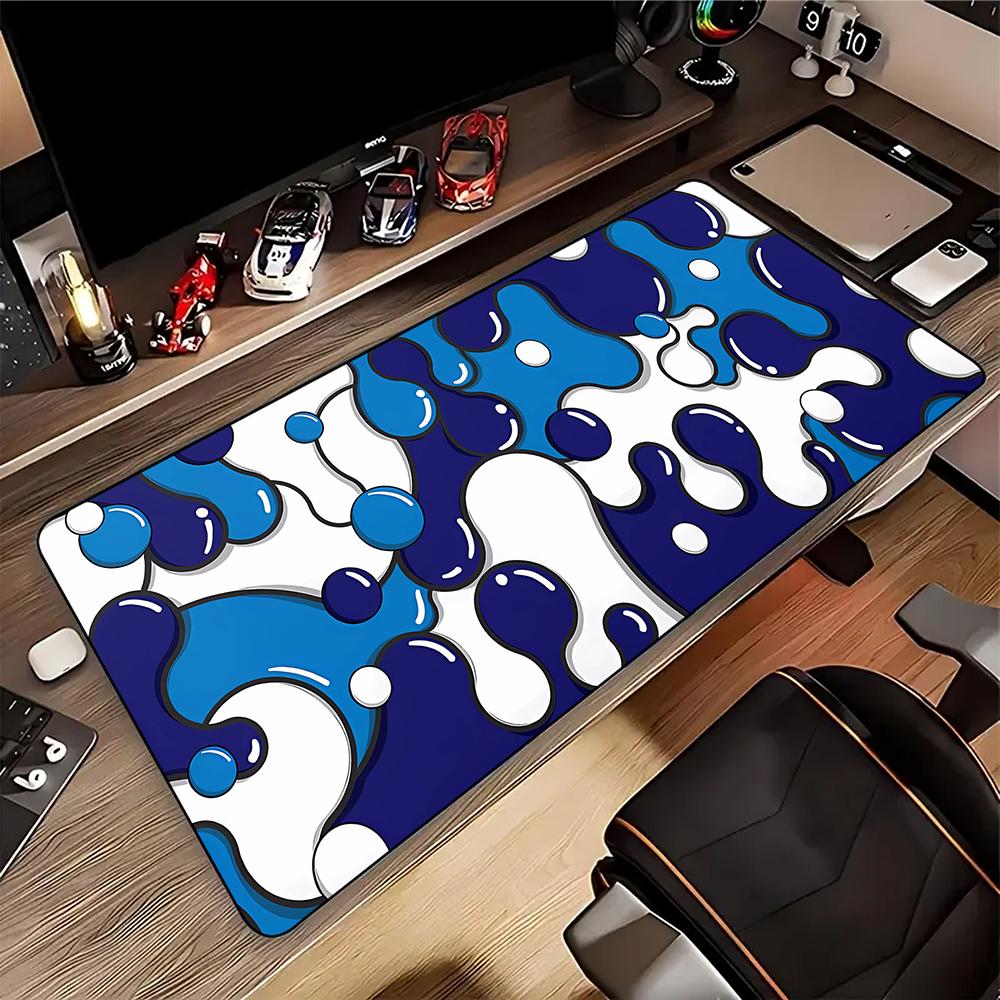 Japanese Style KoiDragon Mousepad Large Mouse Pad Lock Edge Mouse Mat XXL Soft Mause Mats Gamer Grande Table Mats Keyboard Pads