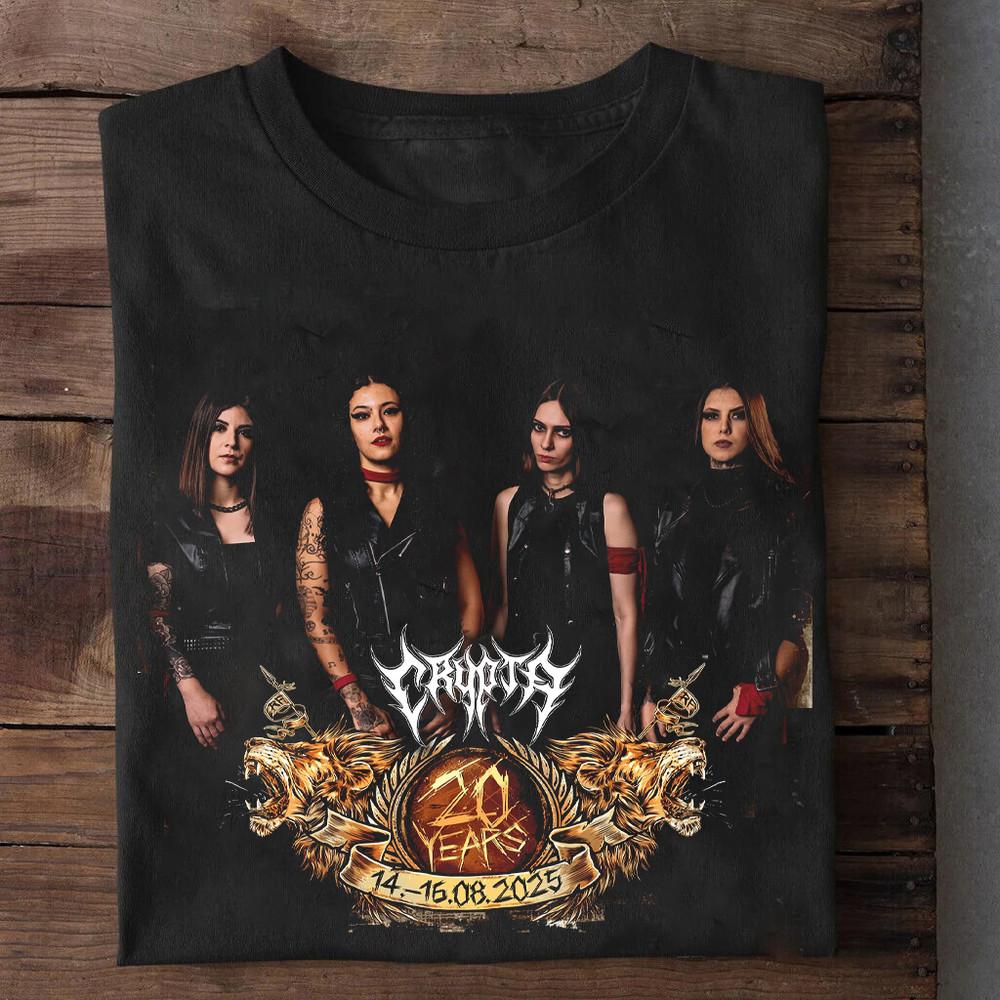NEW Crypta Band 2025 Concert Classic Gift For Fan Black All Size  OM804 Unisex T-Shirt L