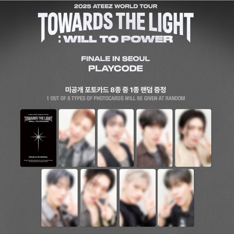 

[Попереднє замовлення] 2025 СВІТОВИЙ ТУР ATEEZ [ДО СВІТЛА : ВОЛЯ ДО ВЛАДИ] ФІНАЛ У СЕУЛІ (Онлайн-вигода) POB KQSHOP