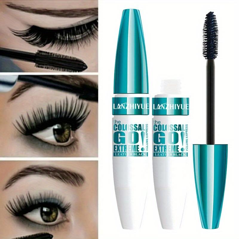 Mascara, Naturally Thick and Black, Long-lasting and Non-smudgeable, Suitable for All Skin Types.