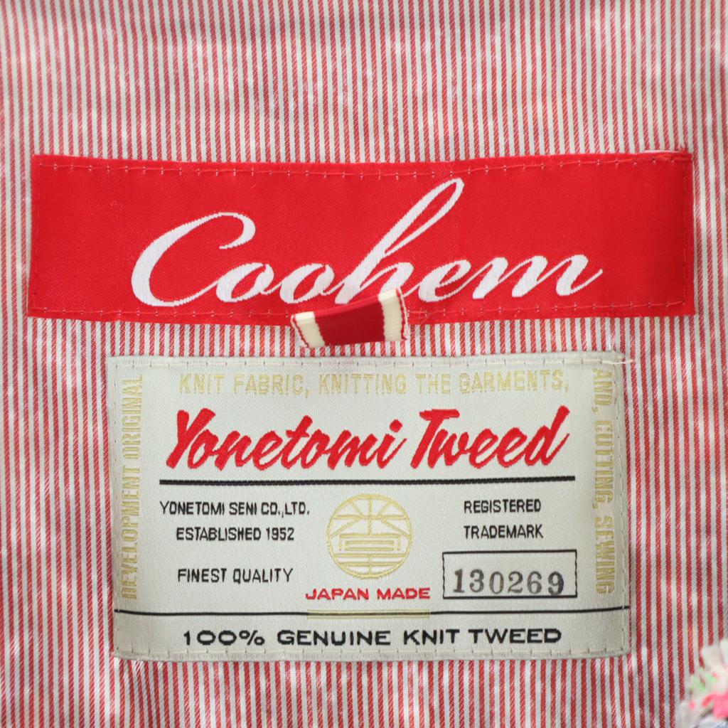 COOHEM Made In Japan Yonetomi Tweed No Color Jacket 36 Multi Women Used