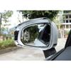 For Volvo XC40 2019-2024 Glossy Chrome Rear View Mirror Rain Eyebrow Trim 2PCS