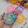 Glitzerndes Tier-Quetschspielzeug Stressabbau Salamander Kaninchen Bär Oktopus Capybara Sensorisches Spielzeug Dekompression Klarer Stressball Fidget-Spielzeug
