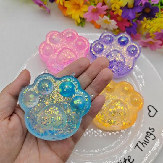 Glitzerndes Tier-Quetschspielzeug Stressabbau Salamander Kaninchen Bär Oktopus Capybara Sensorisches Spielzeug Dekompression Klarer Stressball Fidget-Spielzeug