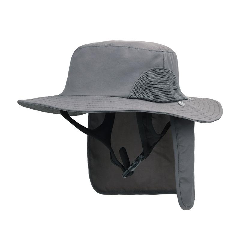 Summer quick-drying surfing visor removable men's and women's outdoor mountaineering and hiking sun protection hat UV protection fishing hat