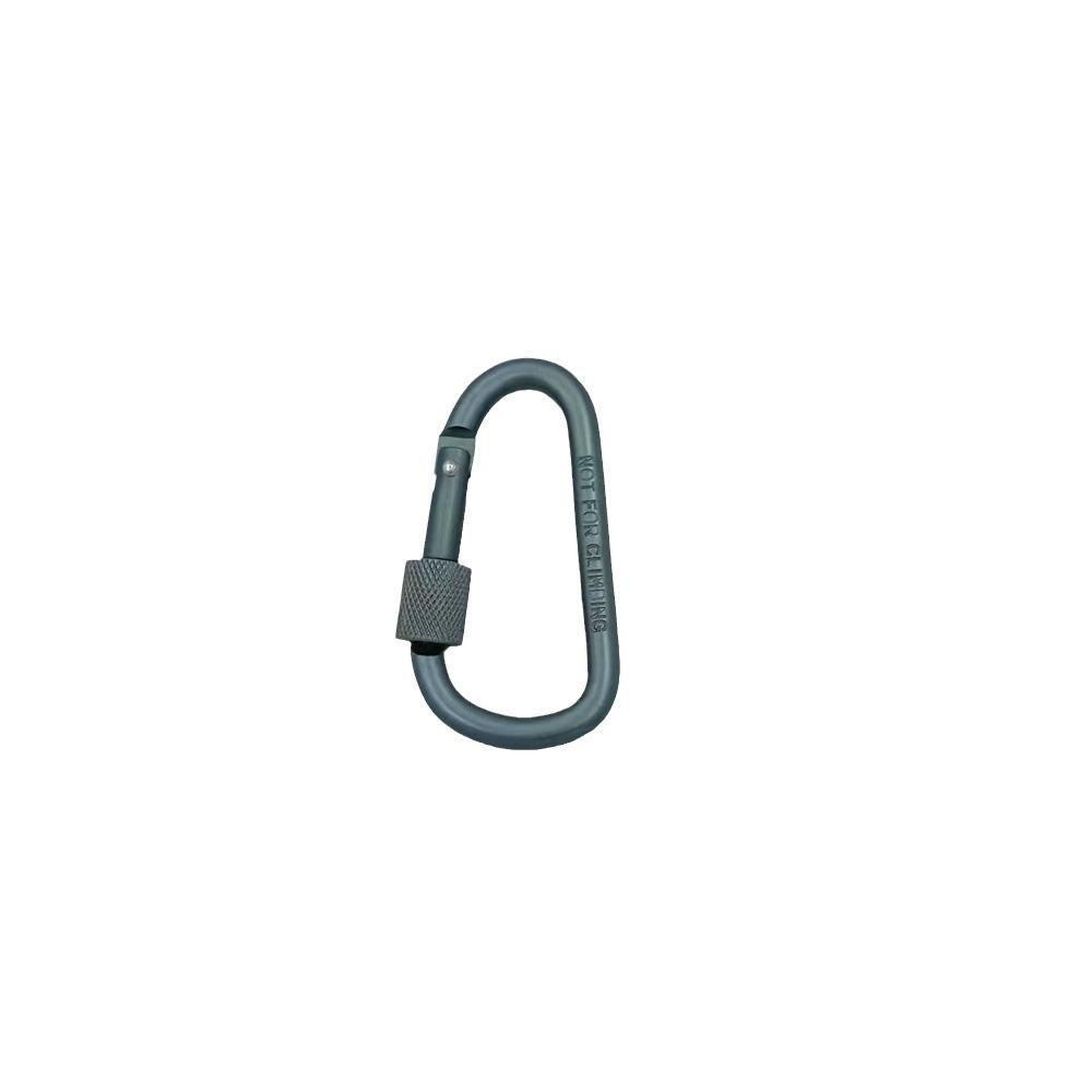 Bold No. 8 Aluminum Locking Hook D-Ring Carabiner Quick Link Nut Buckle for Backpacks