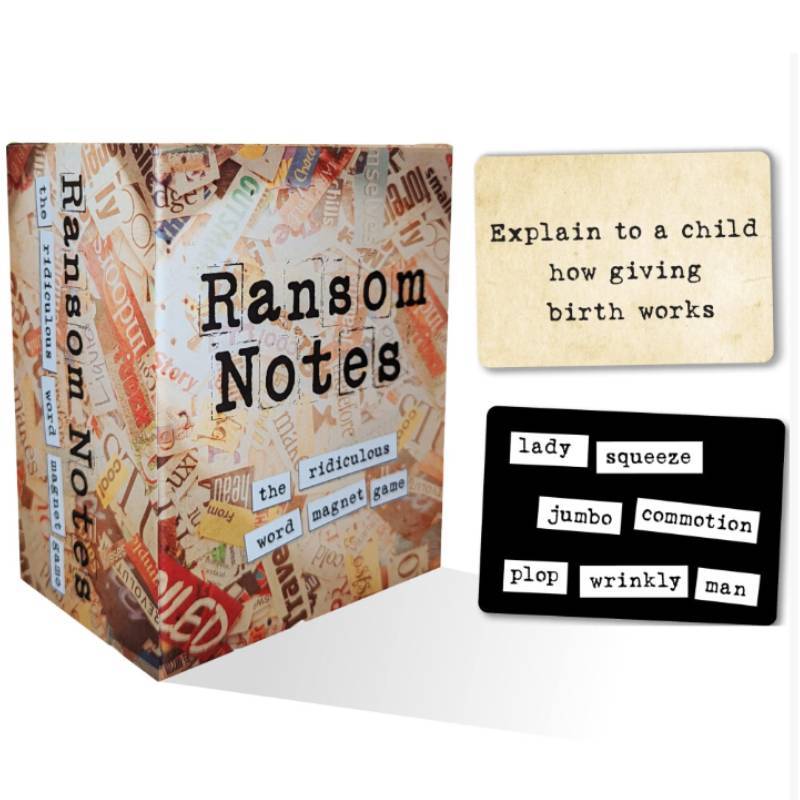 Ransom Notes And The First Game Card Set For Interactive Social Play