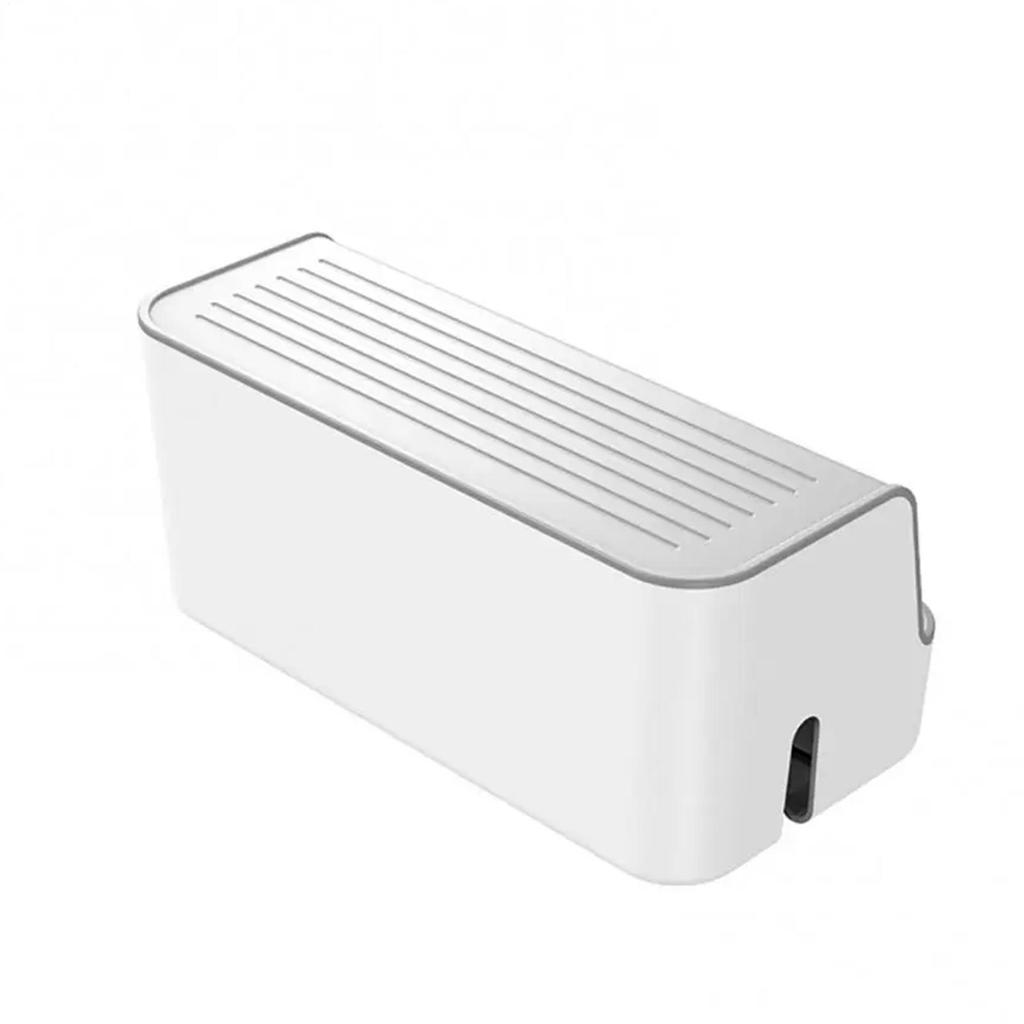Cable Organizer Box Cord Holder Container Computer Cable Organizer For Desktop TV Computer Router Kitchen Apartment Home Office