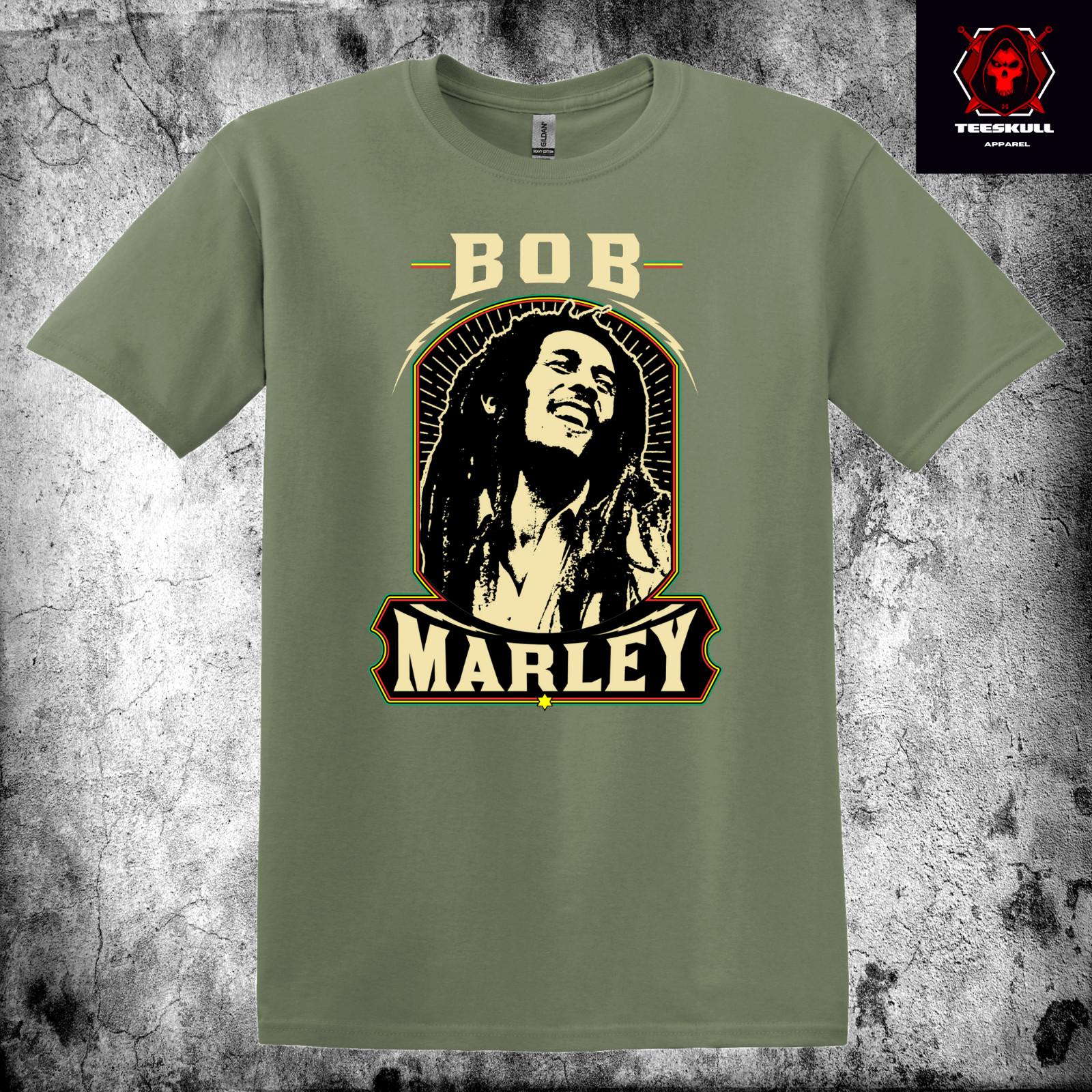 Bob Marley Reggae Music Tee Unisex Heavy Cotton T-shirt S3XL M