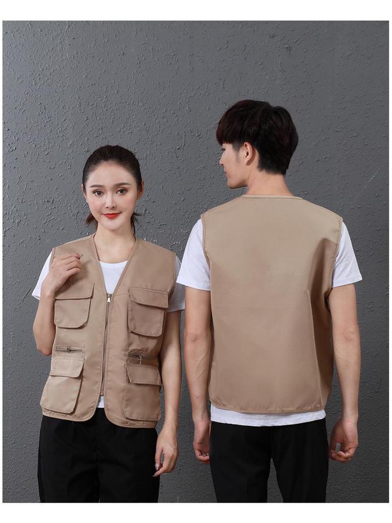 Individuelle Logo Mehrfach-Taschen Freiwilligenweste für Gemeinschafts- und Foto-Veranstaltungen