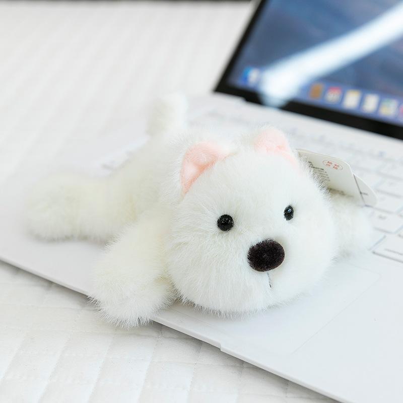 New Cute Poses, West Highland Plush Dolls, Dingdang Series, Pony Magnetic Refrigerator Stickers, Car Decoration Dolls