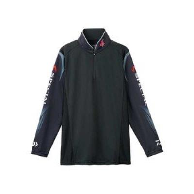 Daiwa Tričko Special Wick Sensor s dlouhým rukávem a zipem, síťované, černé L Ayu Fishing DE-7207