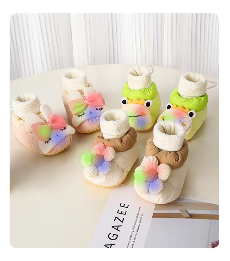 Cozy Winter Baby Shoes: Thickened Non-Slip Soft Sole Socks for Toddlers