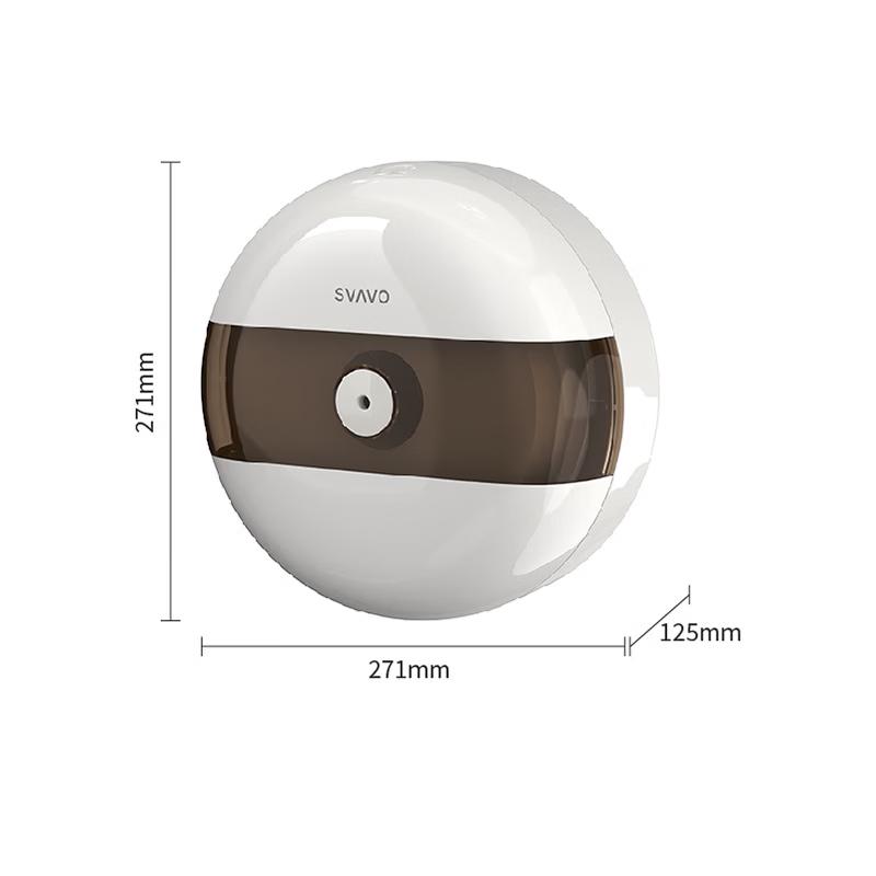 cmaos Thin Wall-Mounted Center Pull Tissue Dispenser