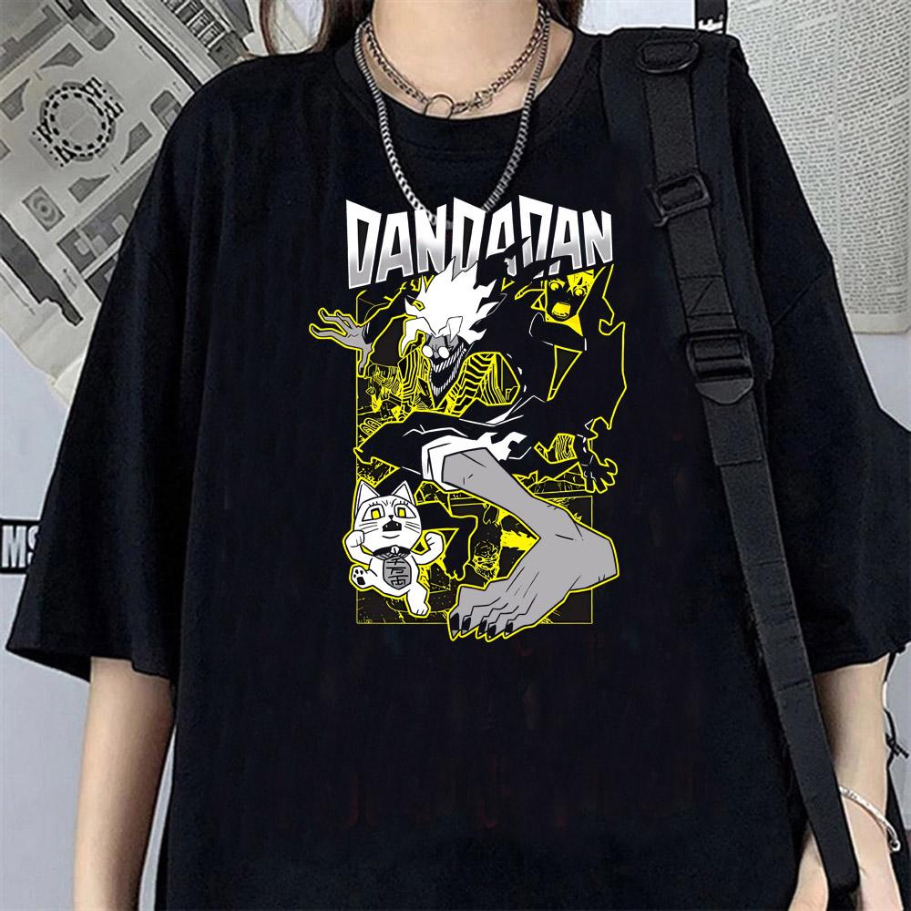 Seiko Ayase T-shirt Dandadan Cosplay Anime T Shirt Cartoon Short Sleeve Harajuku Tshirt Women Men