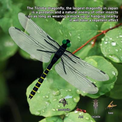 1/10pcs Simulation Dragonfly Mosquito Repellent Mini Dragonfly Ornament Simulation Dragonfly Animal Model For Outdoor GardenFarm