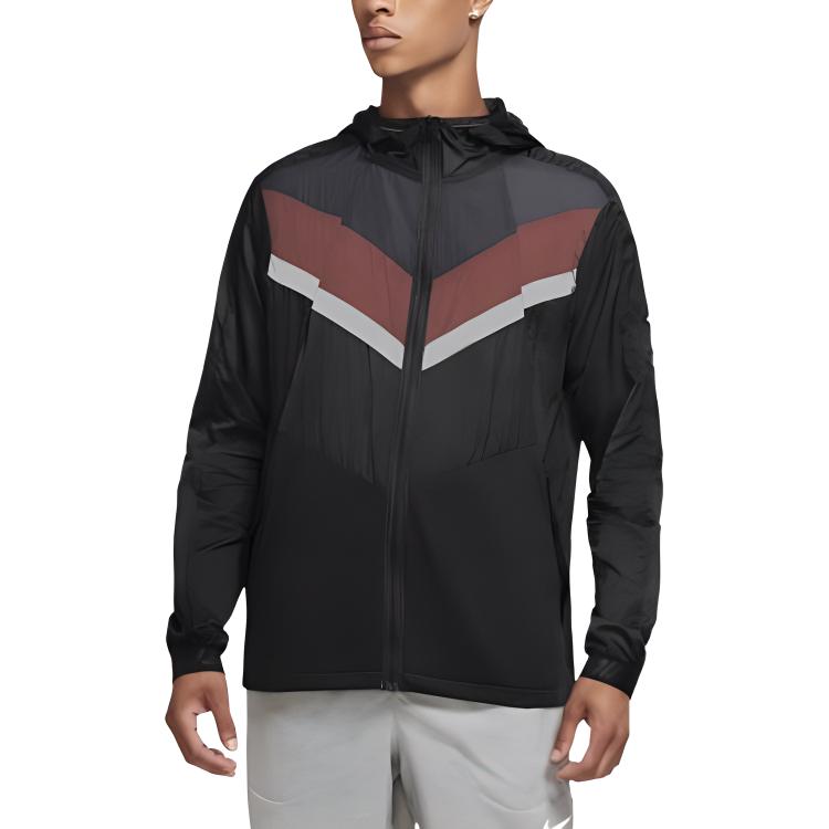 Nike Jackets Men's Black Stand Collar Moderate Other CU5739-010
