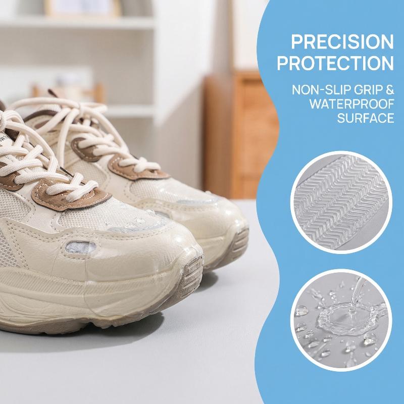 30/60/90/150Pcs Dirt Proof Protective Tape On Rainy Days Invisible Shoe Toe Covers PU Film Toe Waterproof Sticker For Men Women