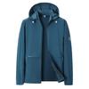 2025 Men's Lightweight Outdoor Jacket with Detachable Hood - Spring/Autumn Casual Style