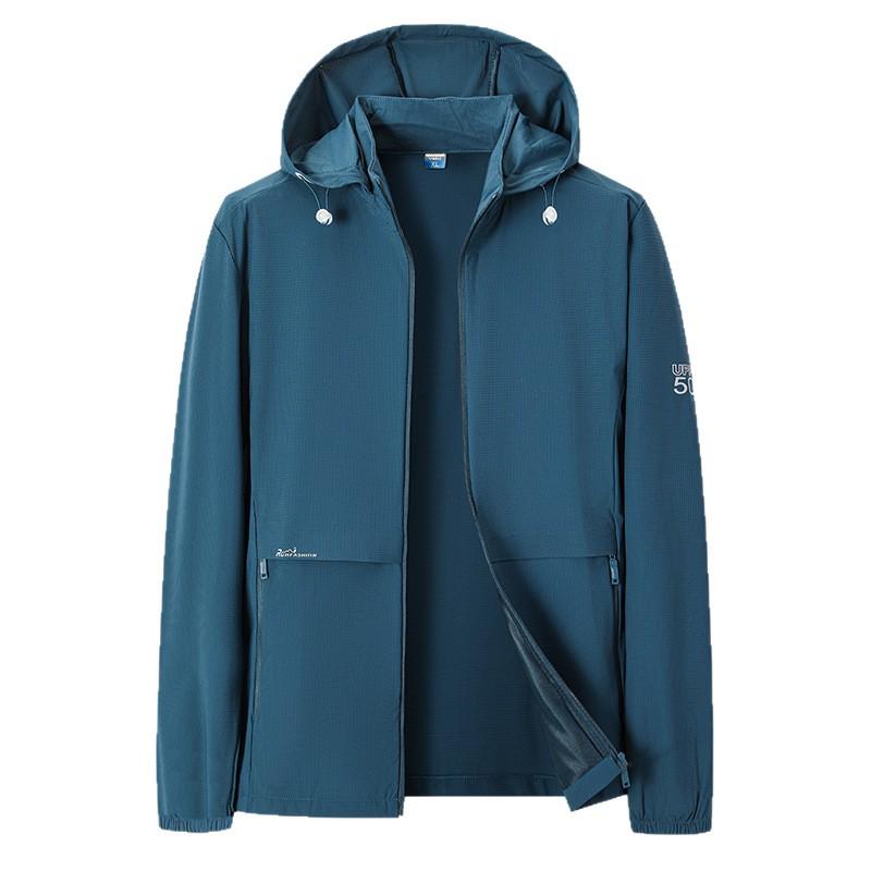 2025 Men's Lightweight Outdoor Jacket with Detachable Hood - Spring/Autumn Casual Style