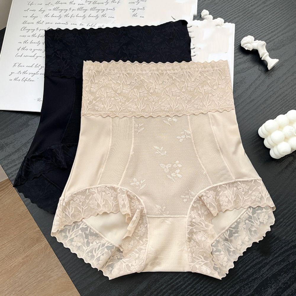 High Waist Tummy Control Underwear Mesh Butt Lifting Panties Breathable Body Shaping Briefs  Girls