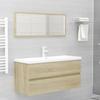 VidaXL Sink Cabinet with Integrated Sink Bathroom Cupboard Storage Unit Storage Cabinet Toilet 3071660