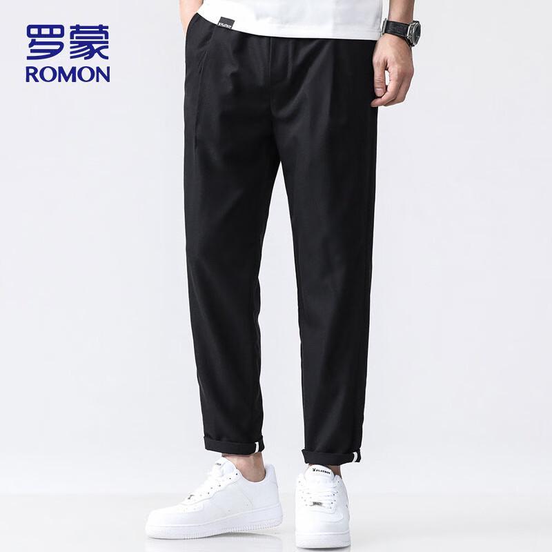 ROMON Men's Straight-Leg Casual Sport Pants