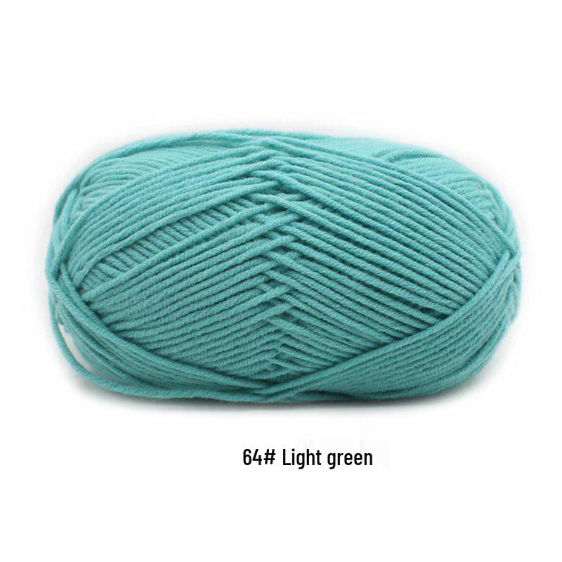Medium Thick Handmade Cotton Baby Yarn for Knitting, Crochet, and DIY Projects