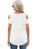 Women's 2023 Fashion Off-the-Shoulder Short Sleeve T-shirt