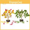 Insertable Wooden Leaf  Shaped Building Blocks Kids Handcraft Toy Education