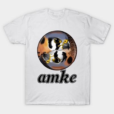 Koszulka damska Amke American Kestrel Harajuku Print Kawaii Tshirt letnia koszulka damska z krótkim rękawem Top Tee