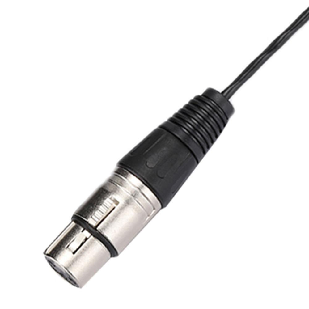 Copper Wire Mini XLR 3pin To XLR 3pin Female Aluminum Foil Shielded Microphone Cable  Daily Use