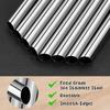 NiHome 6-Pack Stainless Steel Straws for Boba Smoothie, 0.5'' Extra Wide Reble Metal Straw, 10.5’’ Long Straight Drinking Straws for Bubble Tea